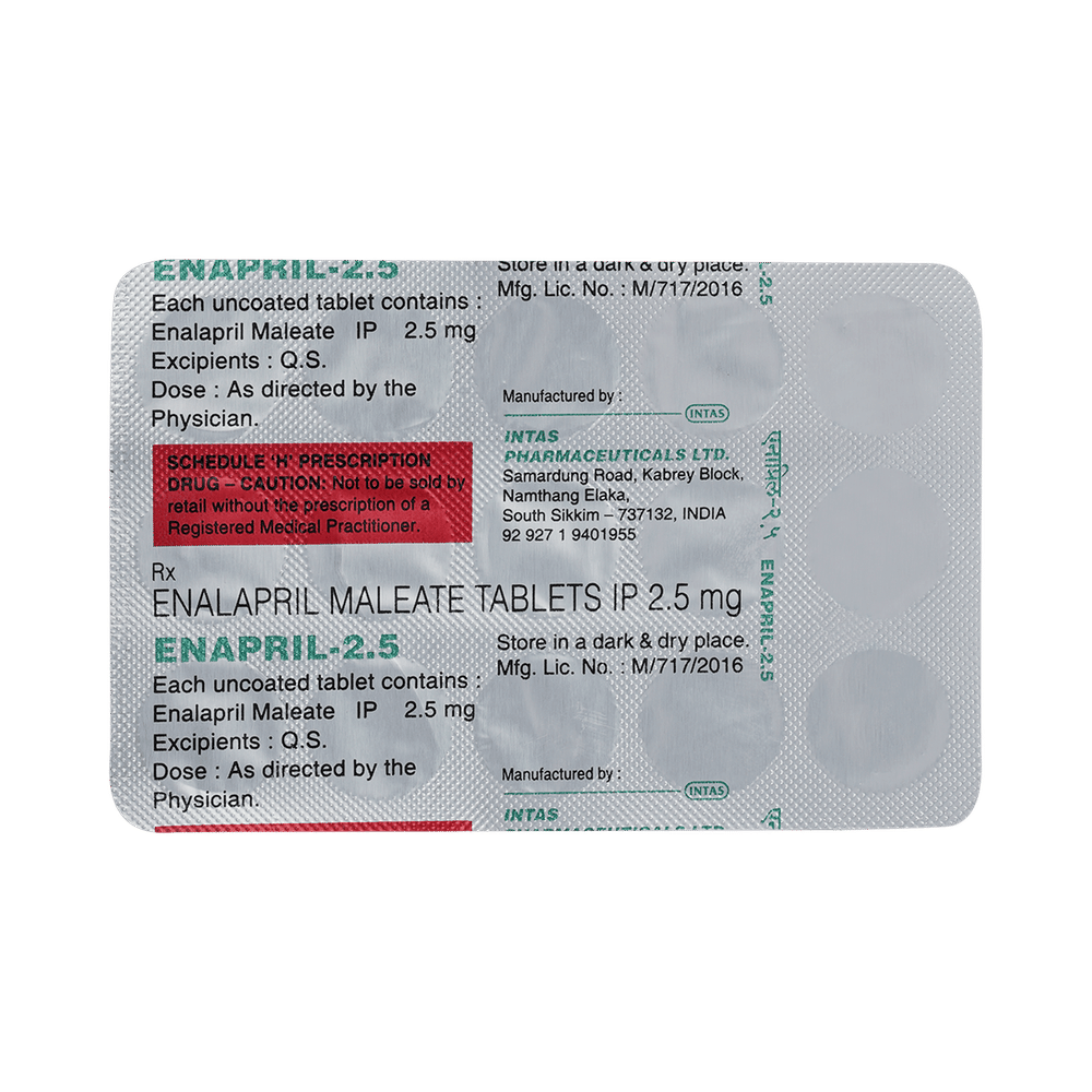 Enapril 2.5 Tablet