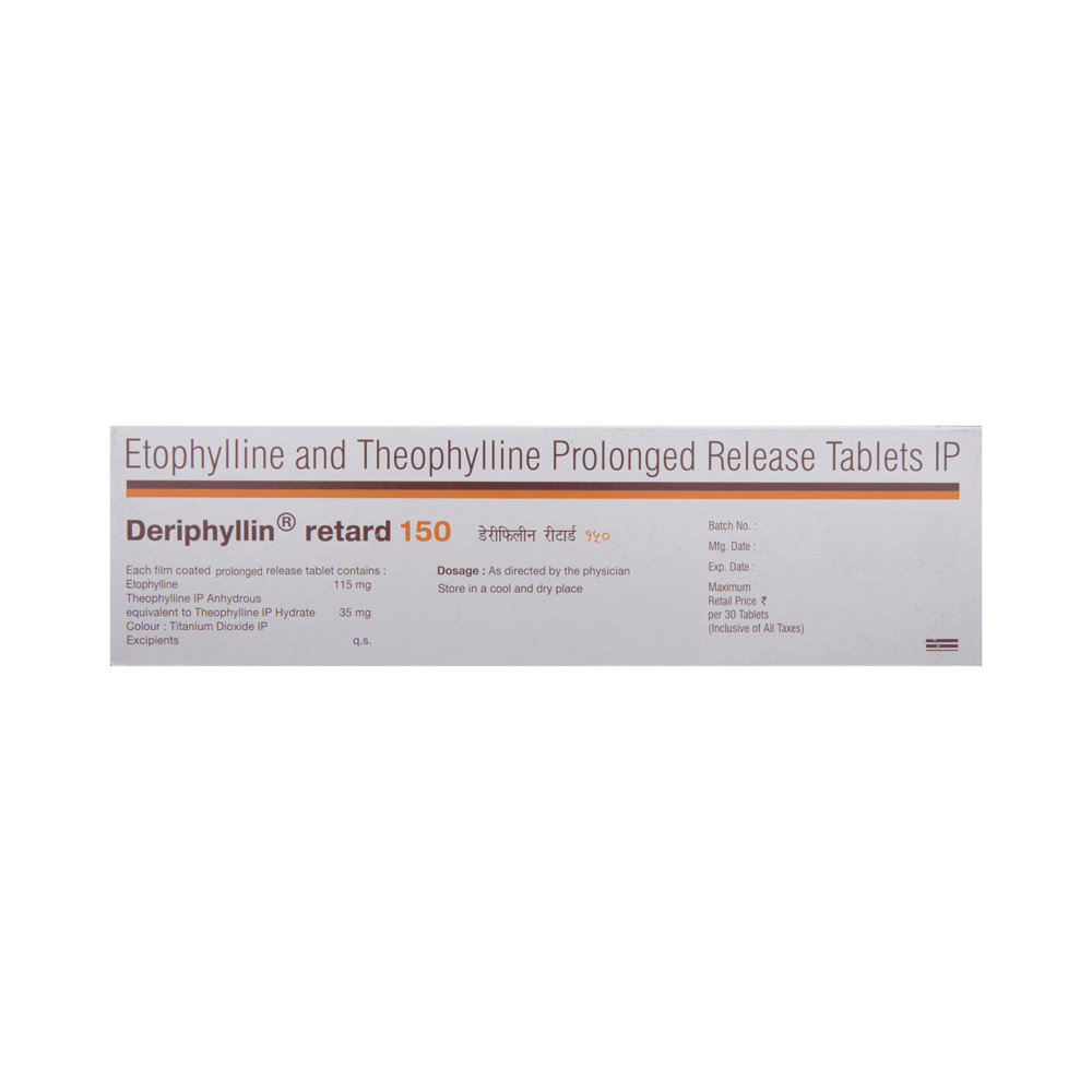 Deriphyllin Retard 150  Tablet PR