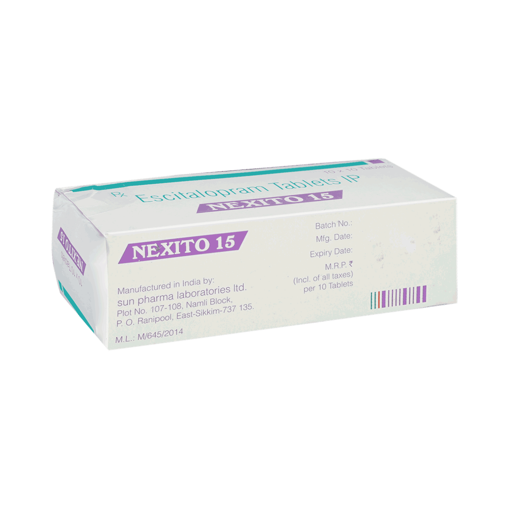 NexITO 15mg Tablet
