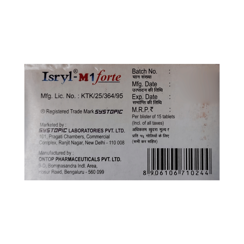 Isryl-M 1 Forte Tablet SR