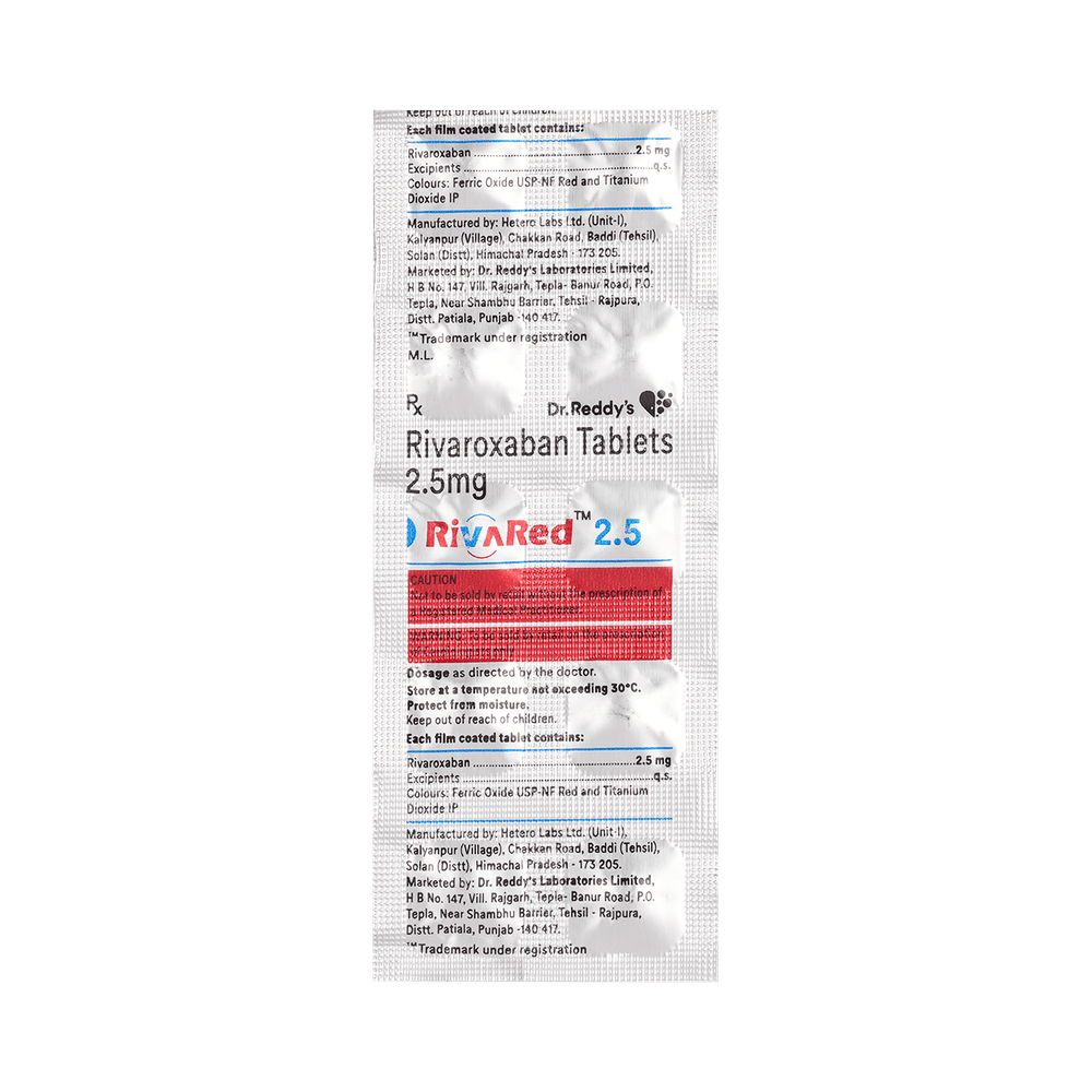 RIVAred 2.5mg Tablet