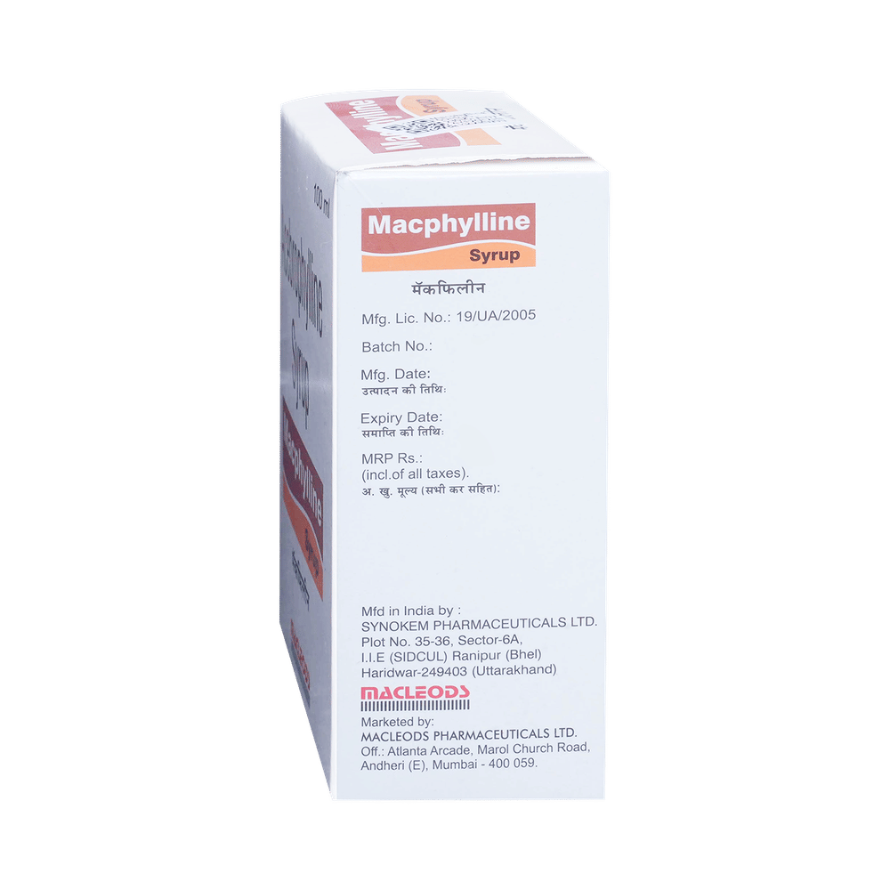 Macphylline 50mg/5ml Syrup