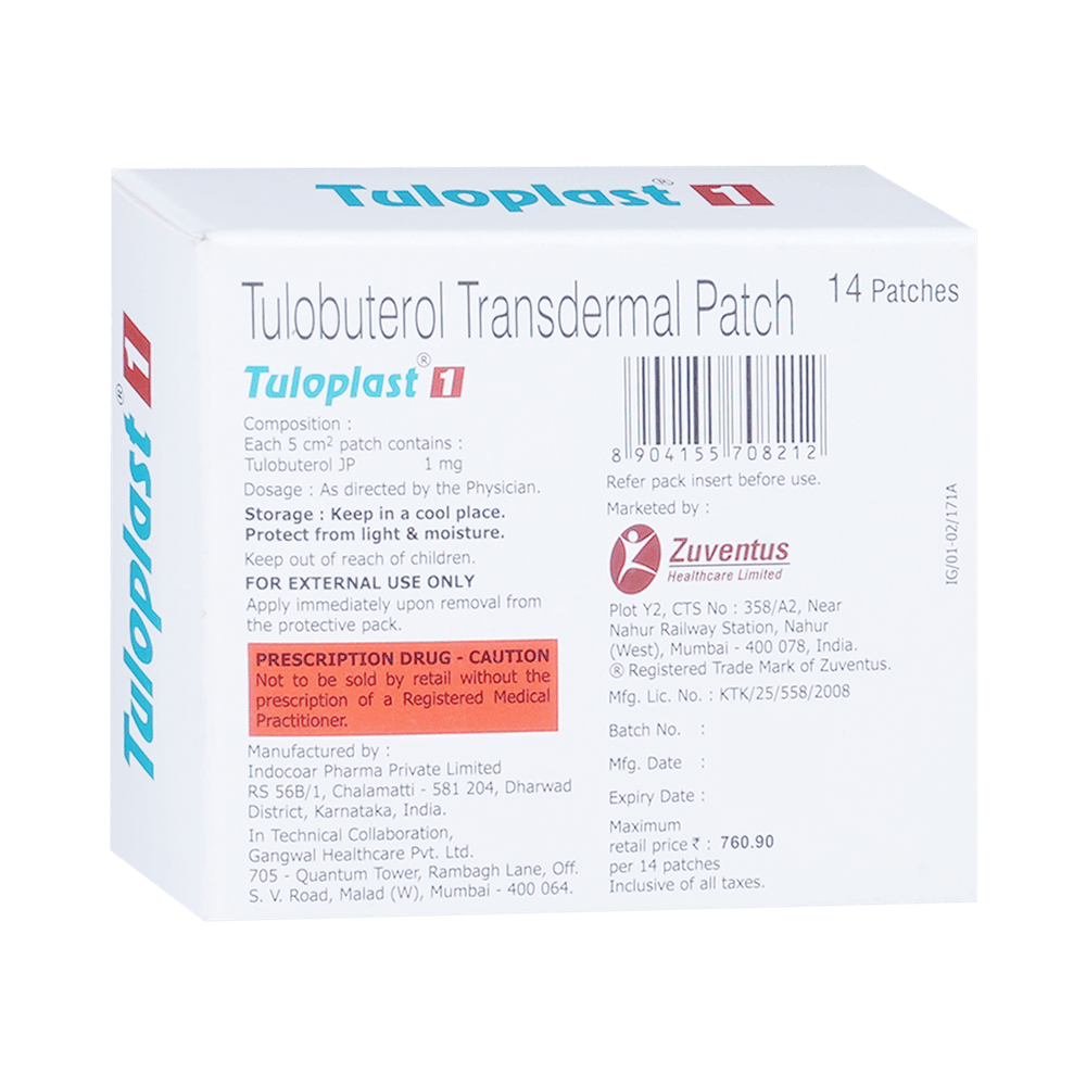 Tuloplast 1 Transdermal Patch