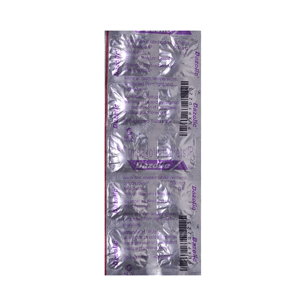 Dazolic 500mg Tablet