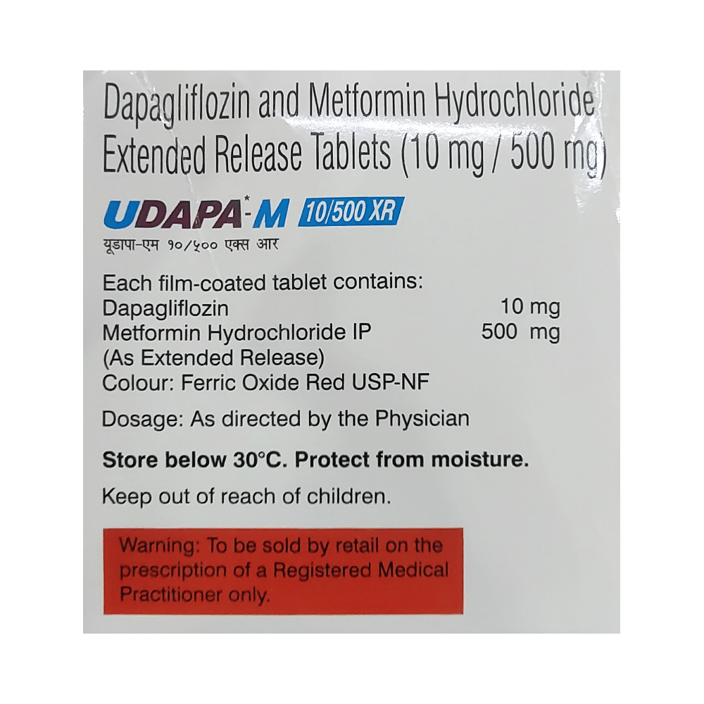 Udapa-M 10/500 XR Tablet