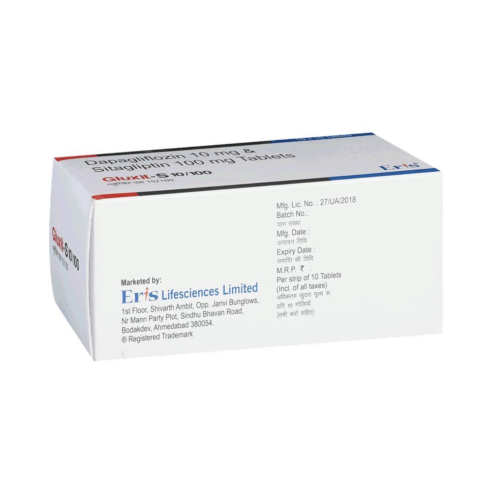 Gluxit S 10mg/100mg Tablet