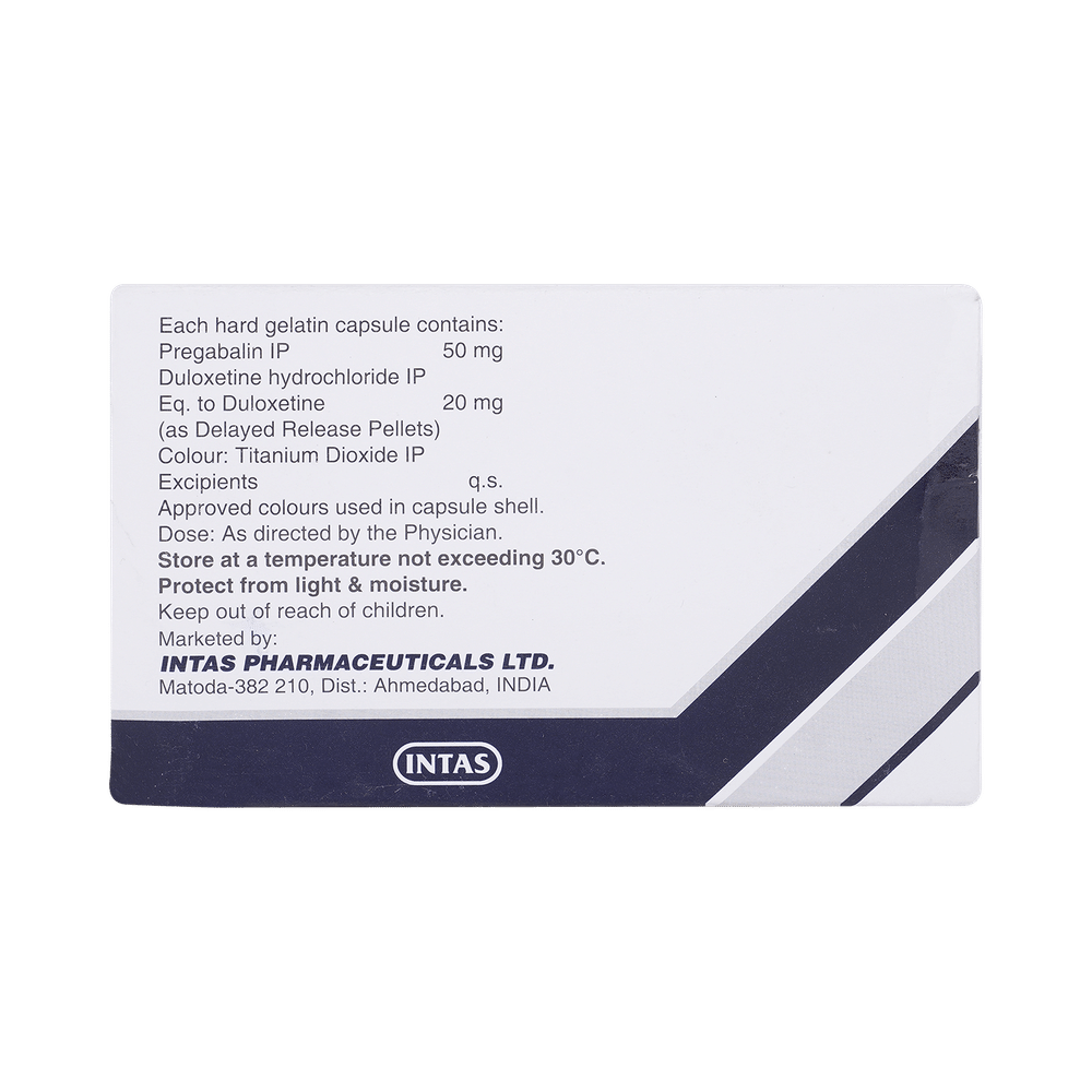 Pregabid-D 50/20 Capsule DR