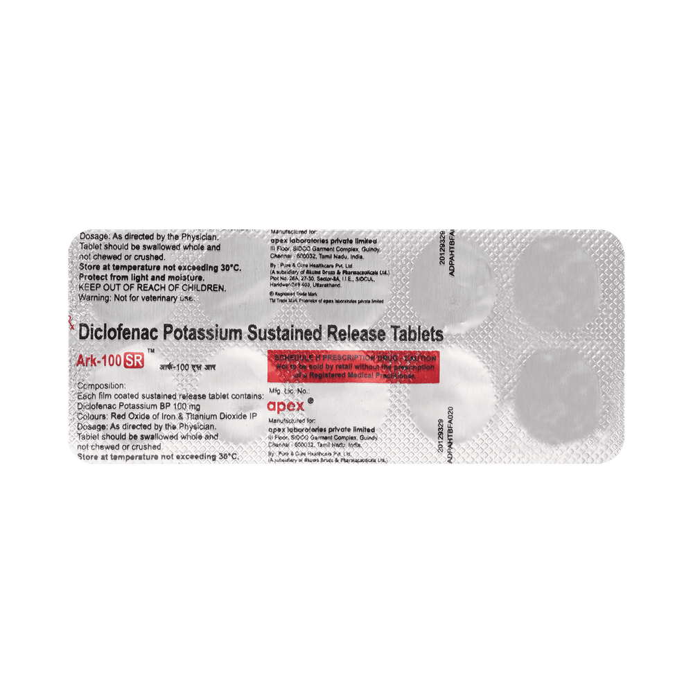 Ark 100mg Tablet SR