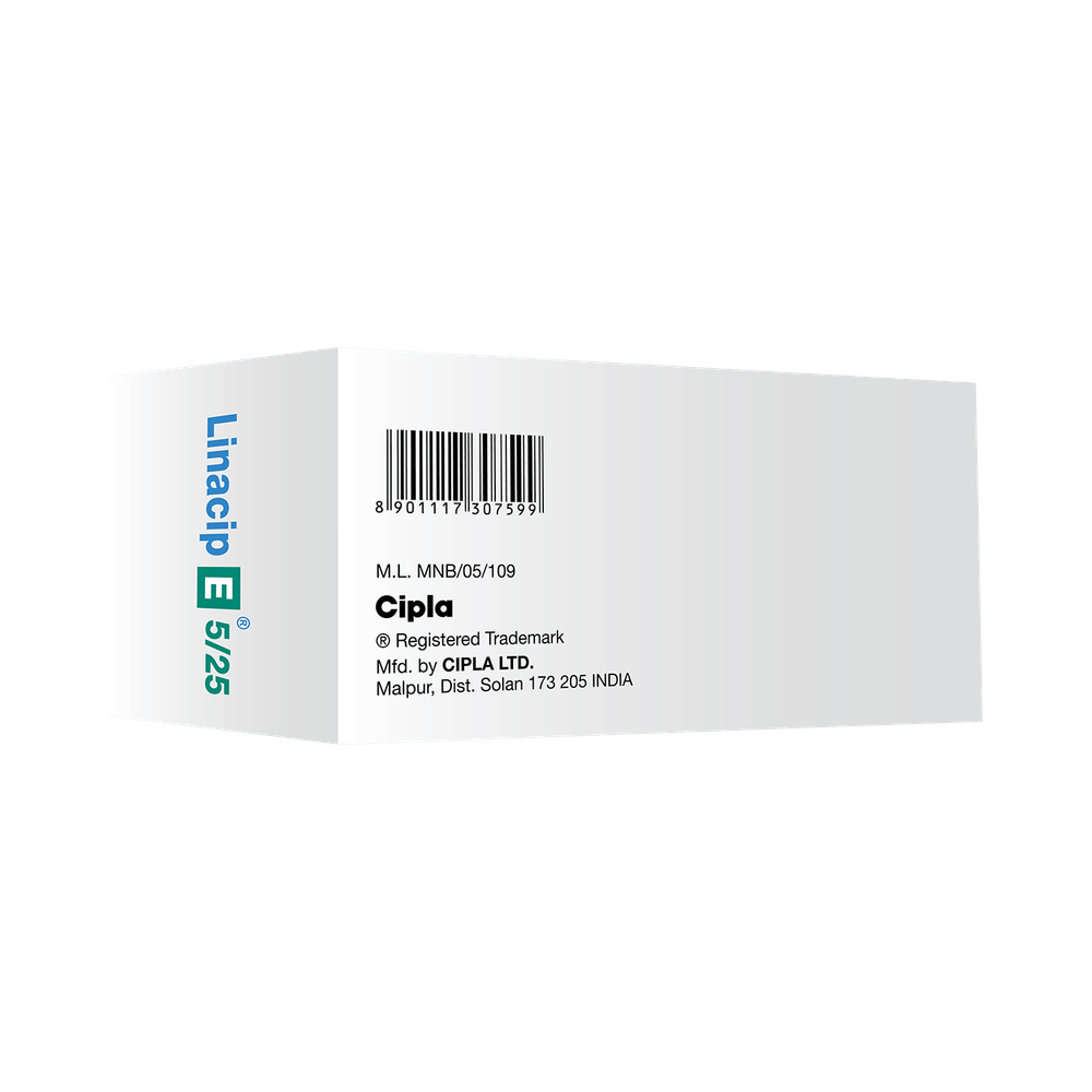 Linacip E 5/25 Tablet