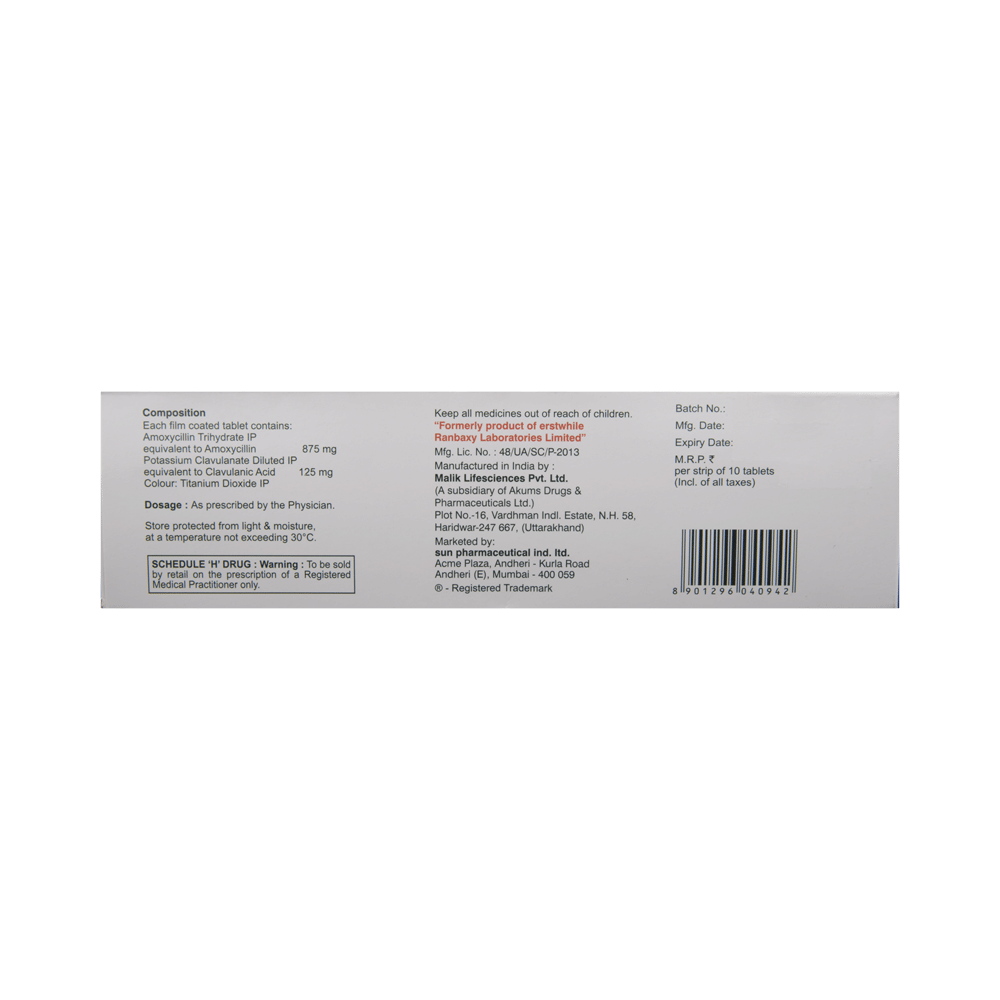 Mox CV 1G Tablet