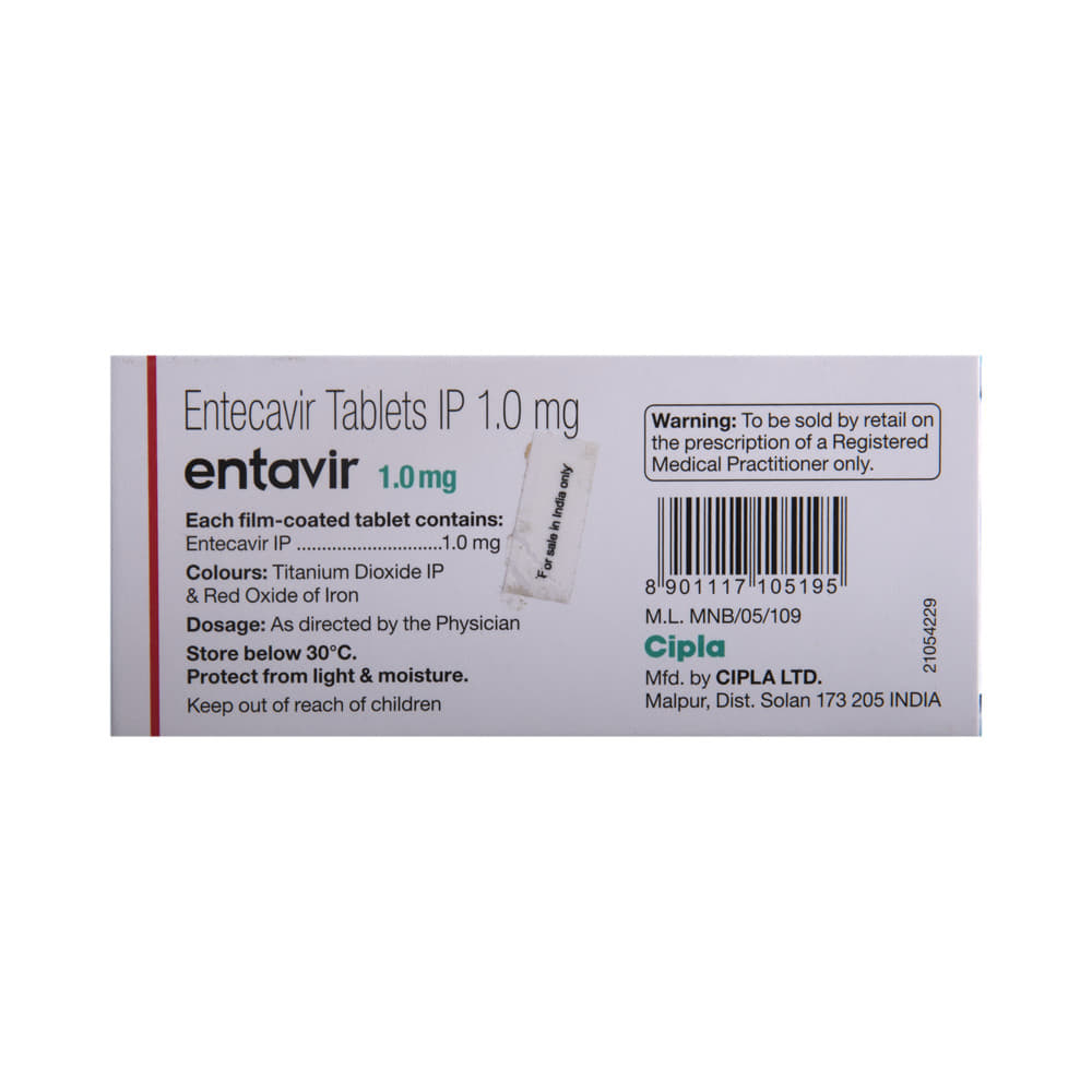 Entavir 1mg Tablet