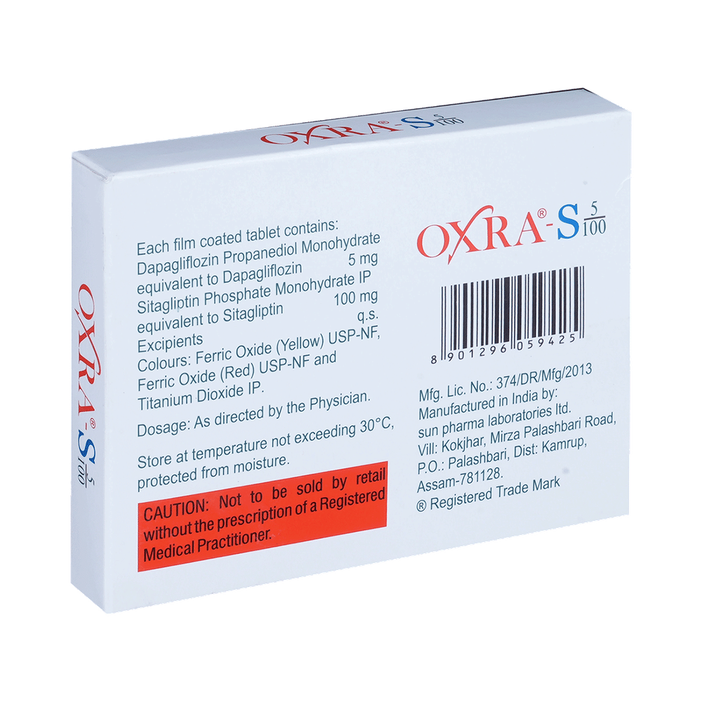 Oxra S 5mg/100mg Tablet