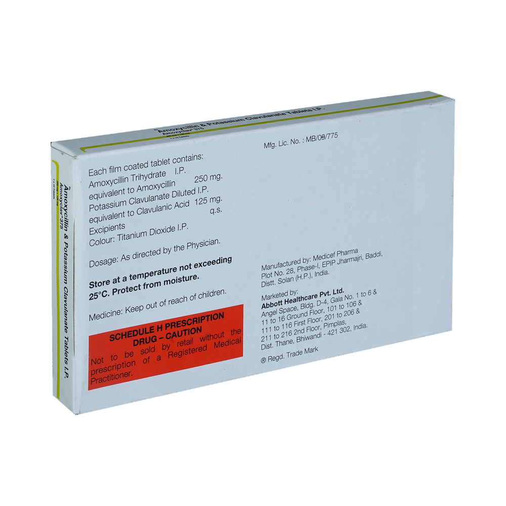 Amoxyclav 375 Tablet