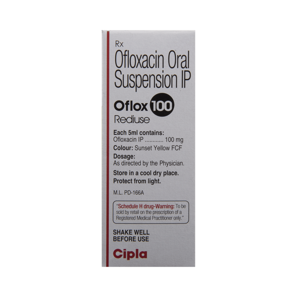 Oflox 100 Rediuse Oral Suspension