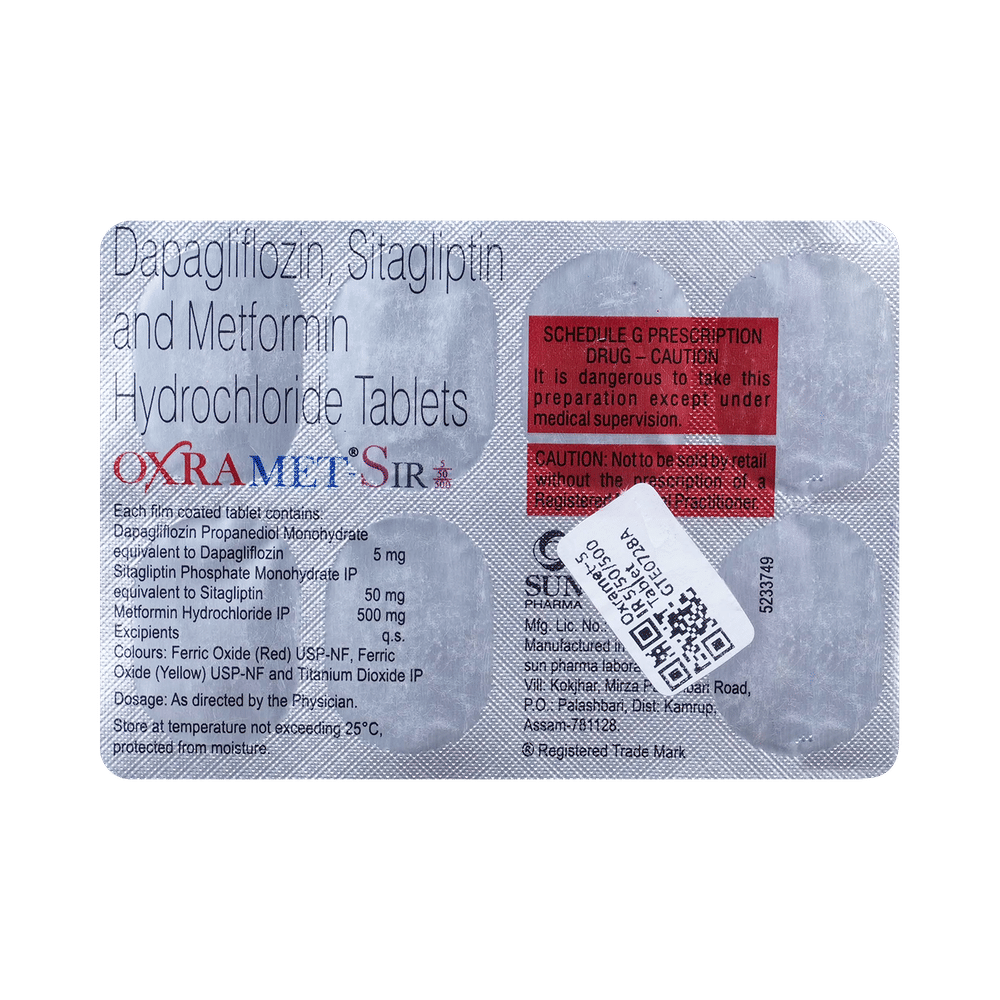 Oxramet-S IR 5/50/500 Tablet