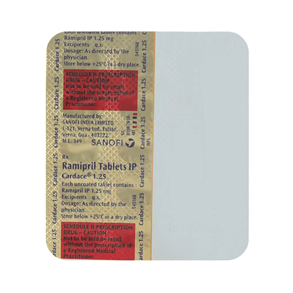 Cardace 1.25 Tablet