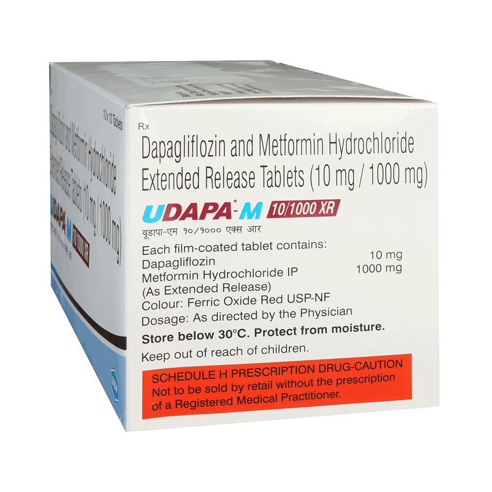 Udapa M 10/1000 XR  Tablet