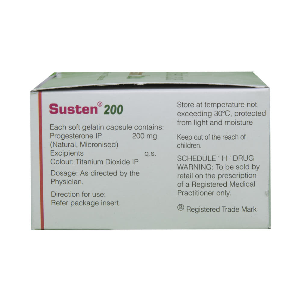 SustEN 200 Soft Gelatin Capsule