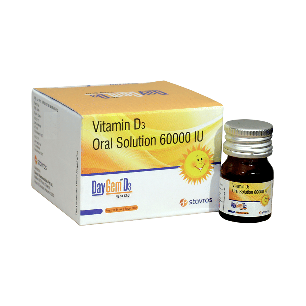 Daygem D3 Nano Shots (5ml Each) Sugar Free