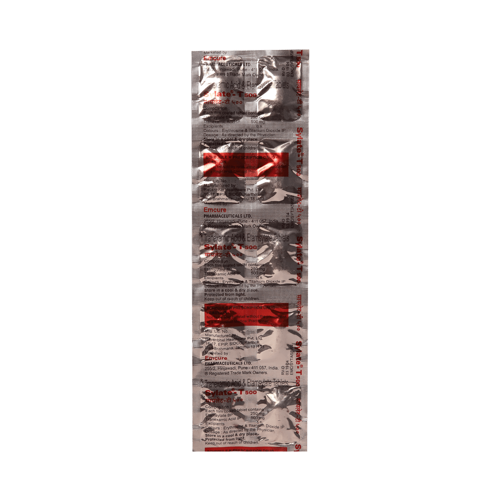 Sylate T 500mg/250mg Tablet