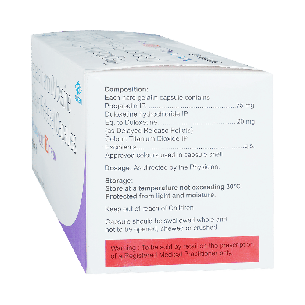 Neurokem D 75mg/20mg Capsule