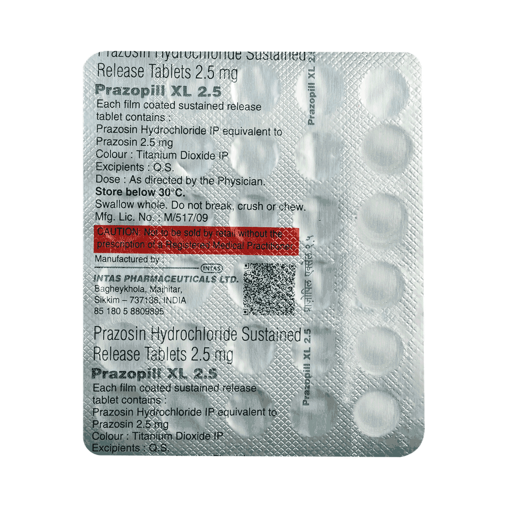 Prazopill XL 2.5 Tablet