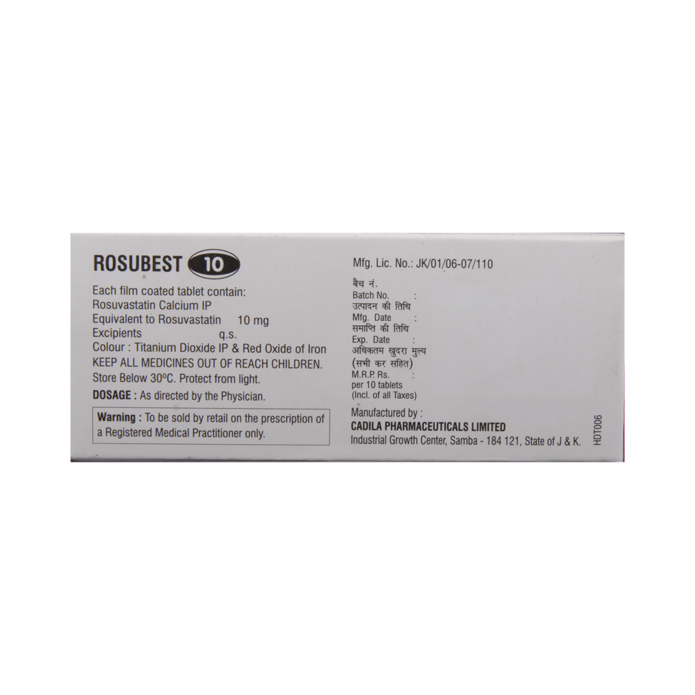 Rosubest 10 Tablet