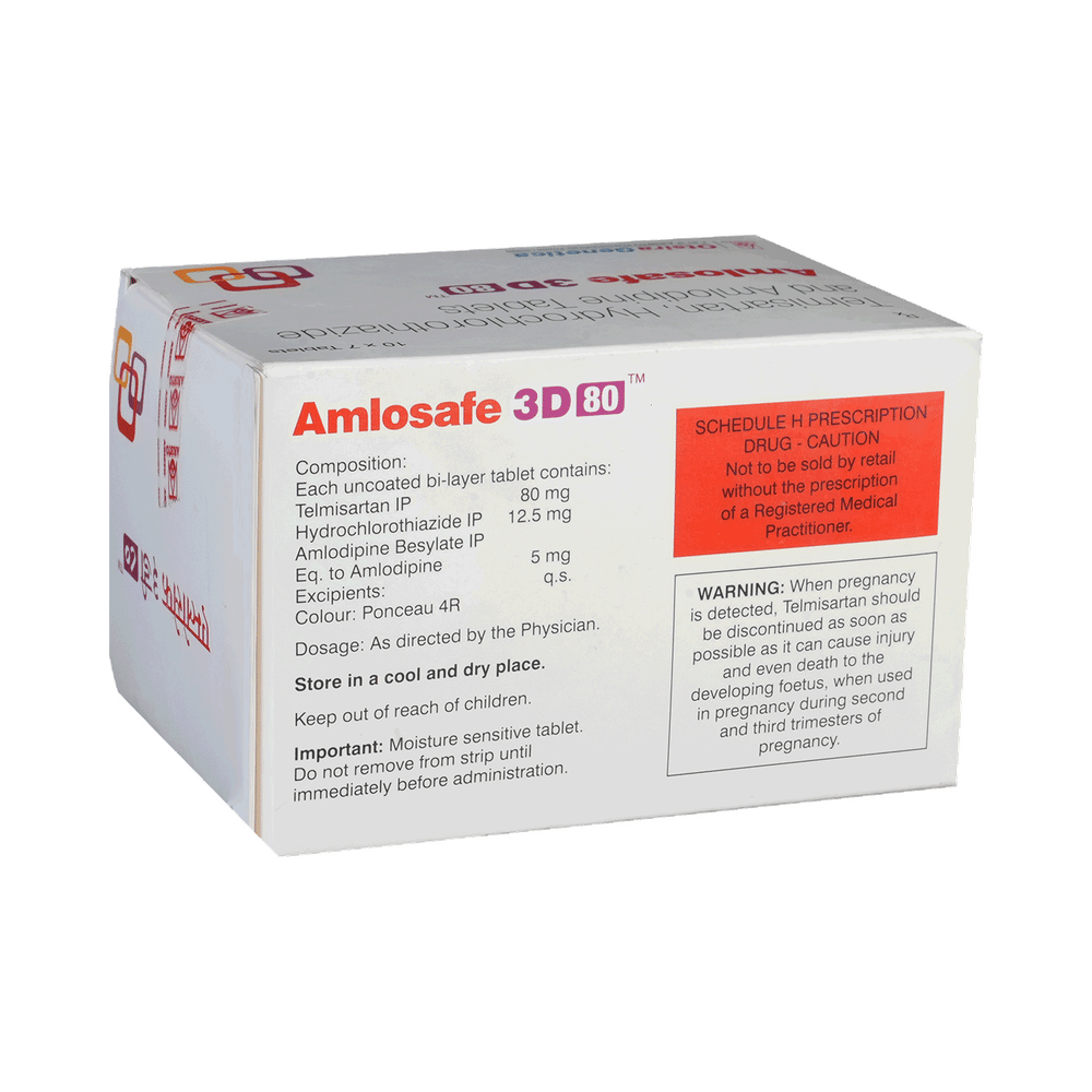 Amlosafe 3D 80 Tablet