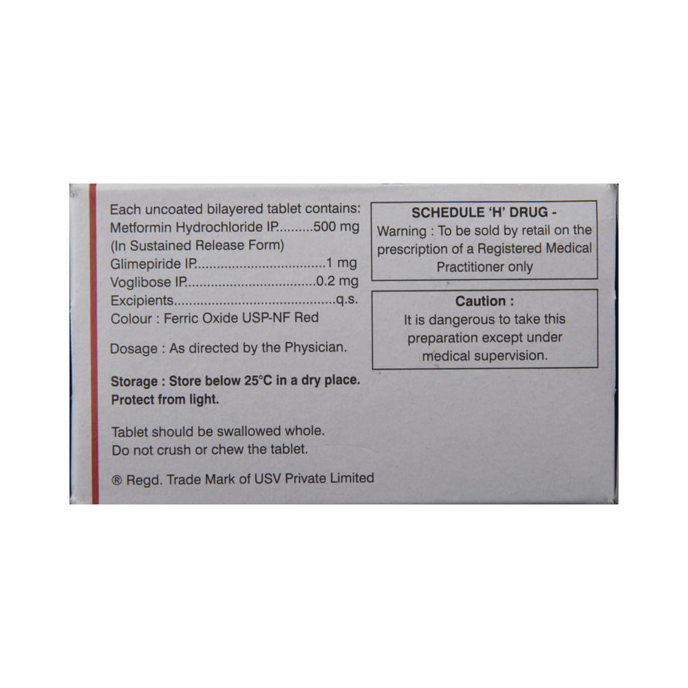 Glycomet Trio 1 Tablet SR