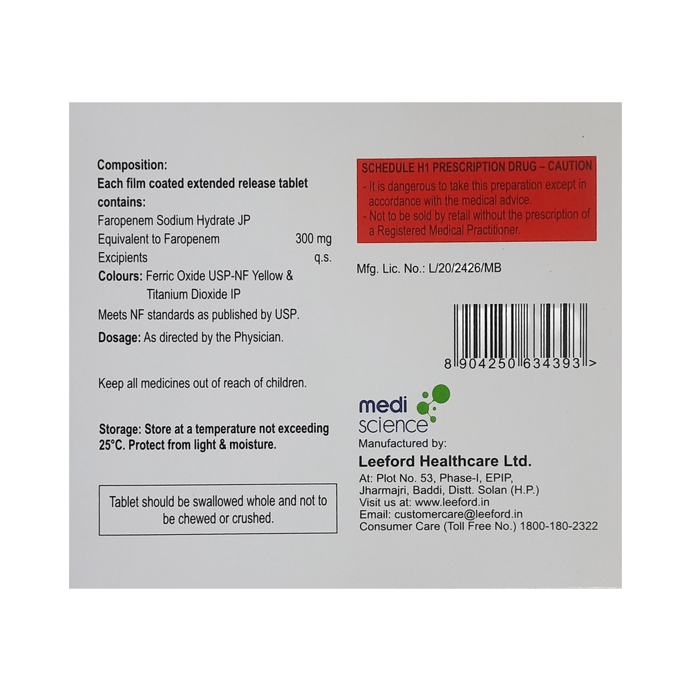 Frapeford 300mg Tablet ER