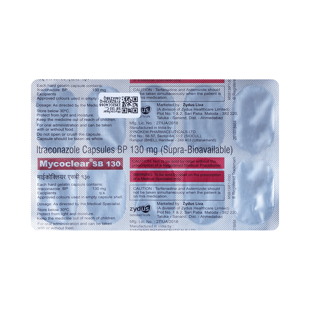 Mycoclear SB 130 Capsule