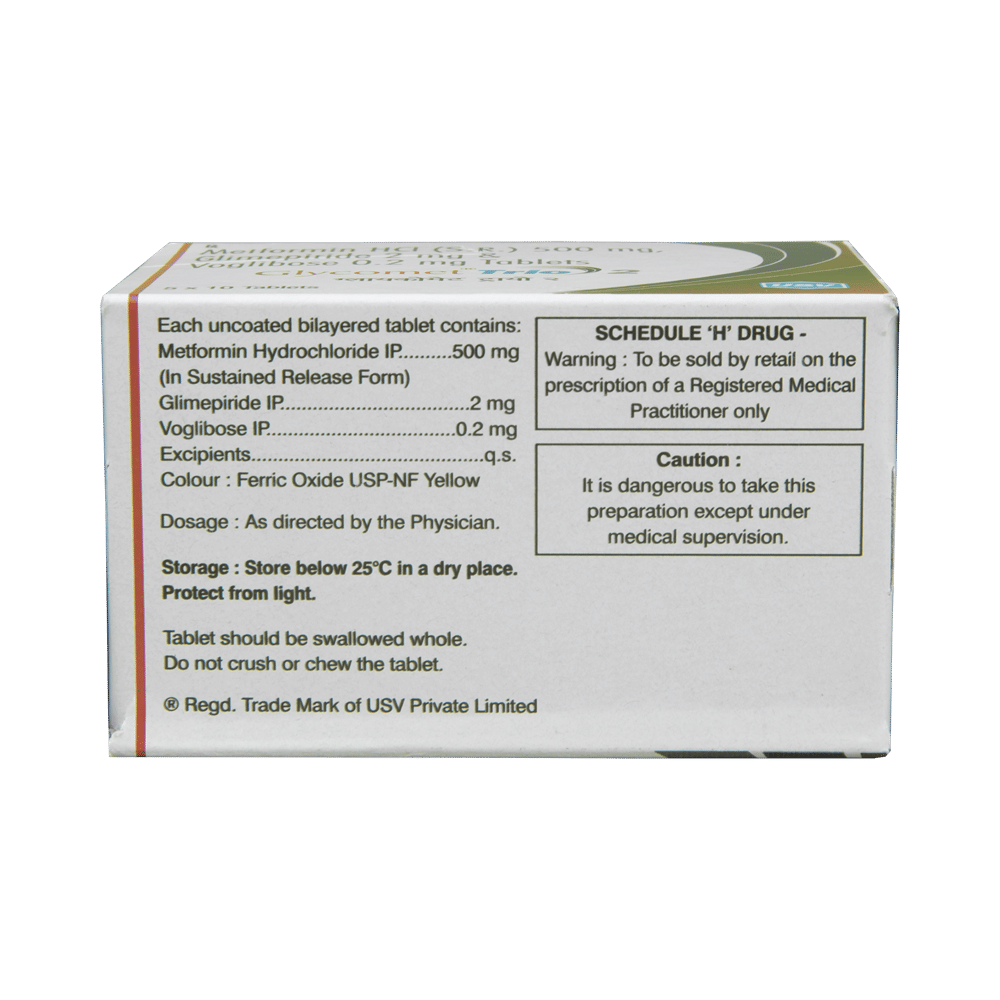 Glycomet Trio 2 Tablet SR