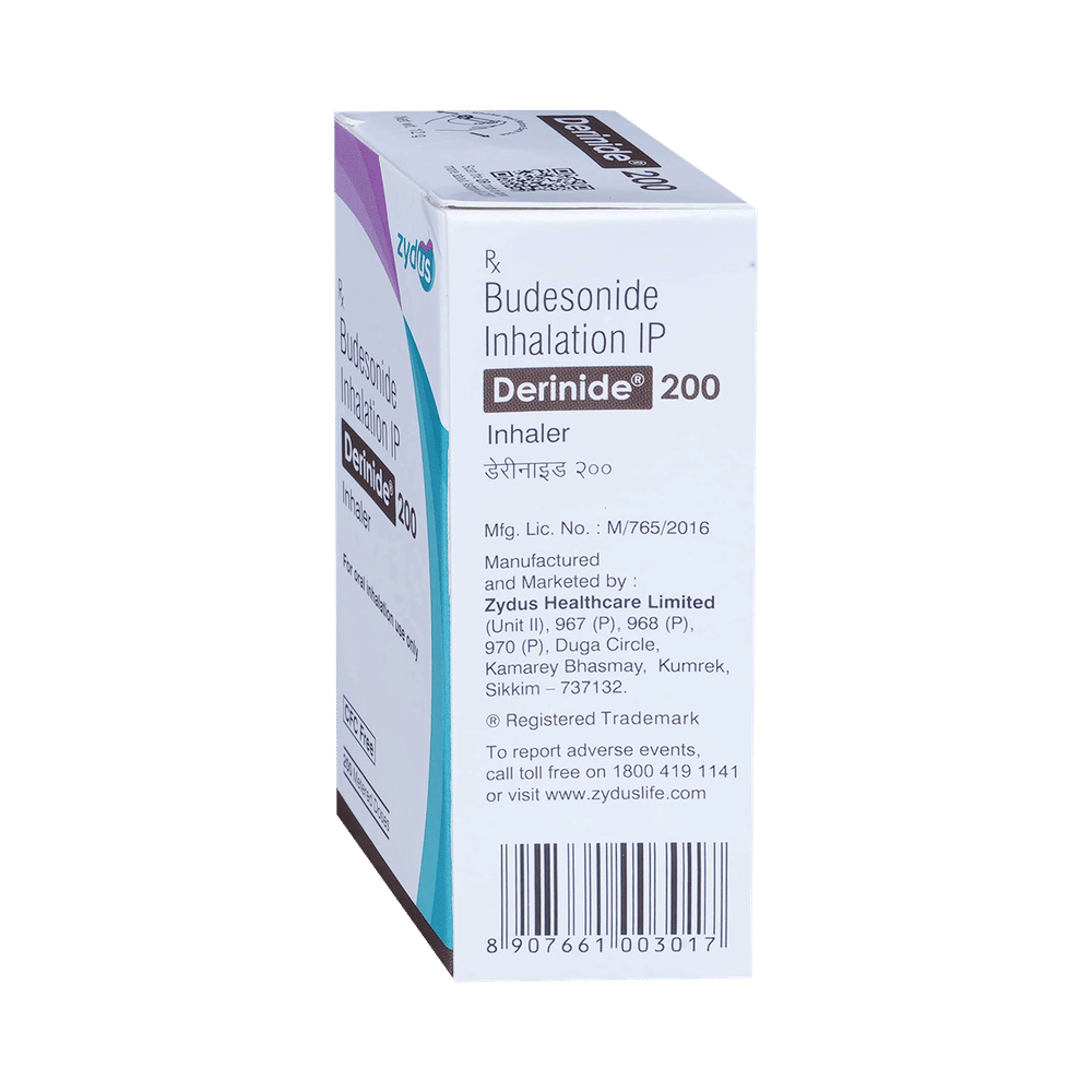DERinide 200 Inhaler CFC Free