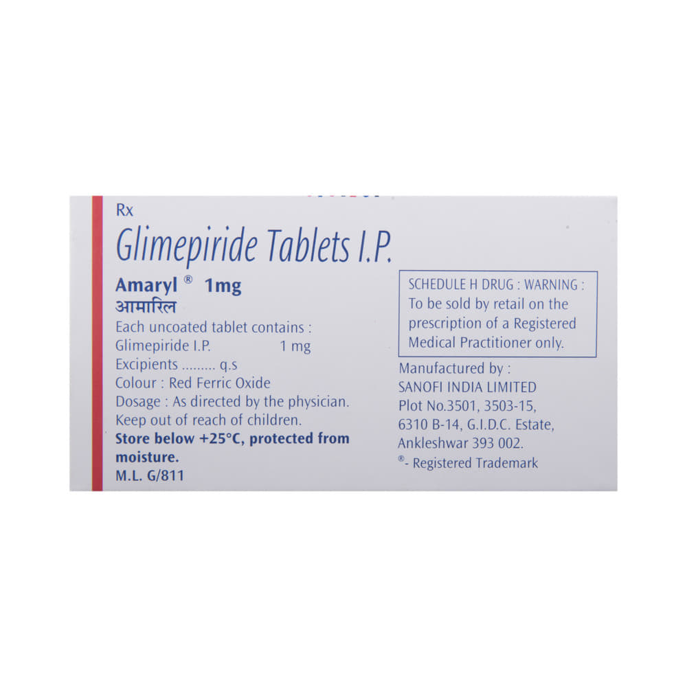 Amaryl 1mg Tablet
