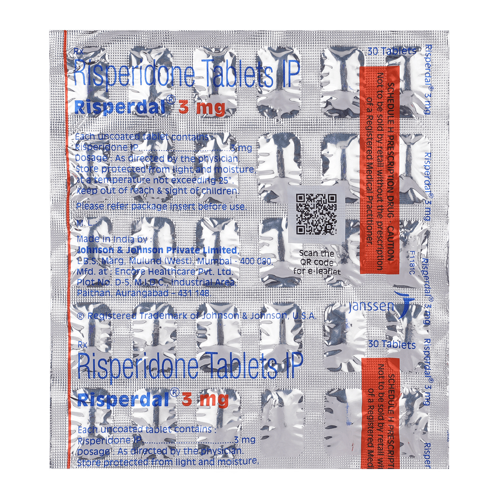 Risperdal 3mg Tablet