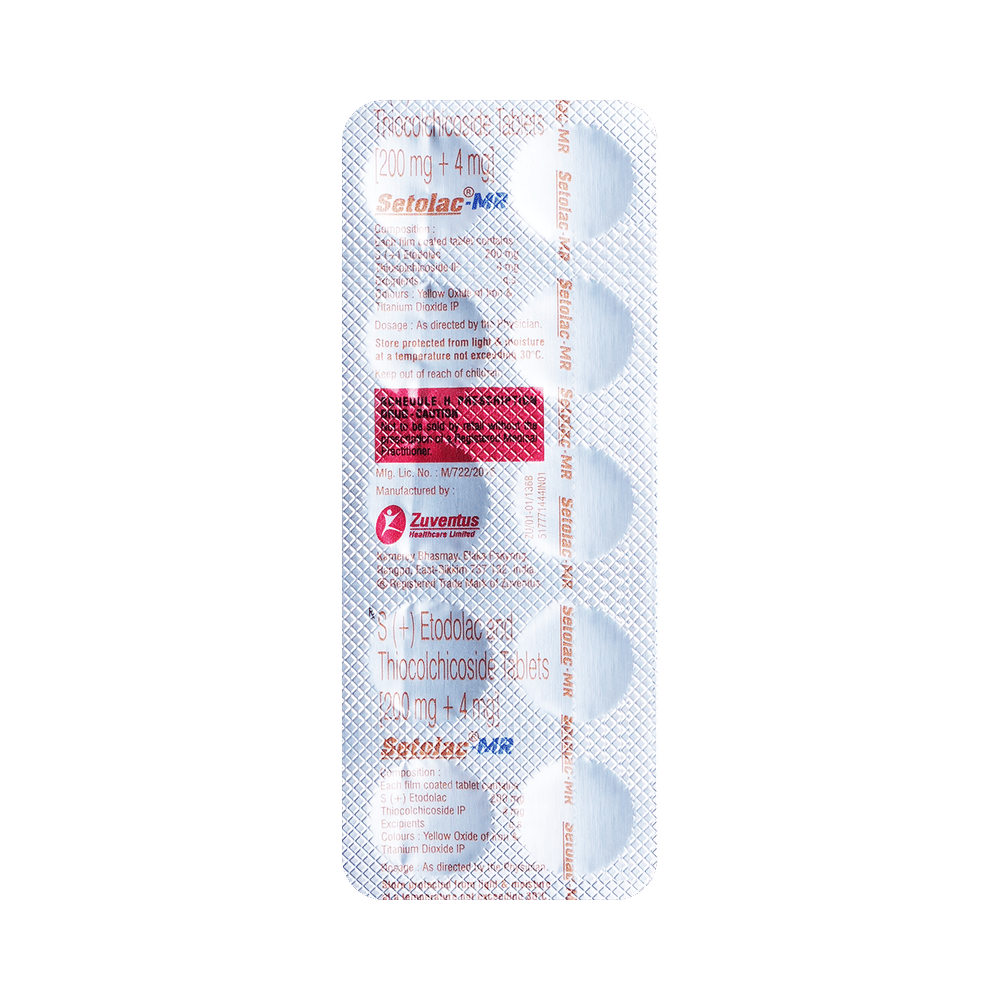 Setolac MR 200mg/4mg Tablet