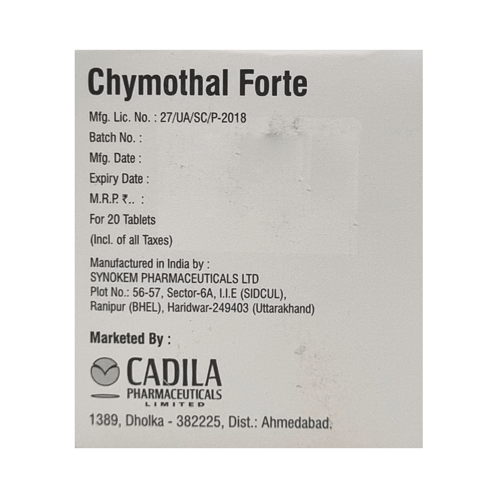 Chymothal Forte Tablet