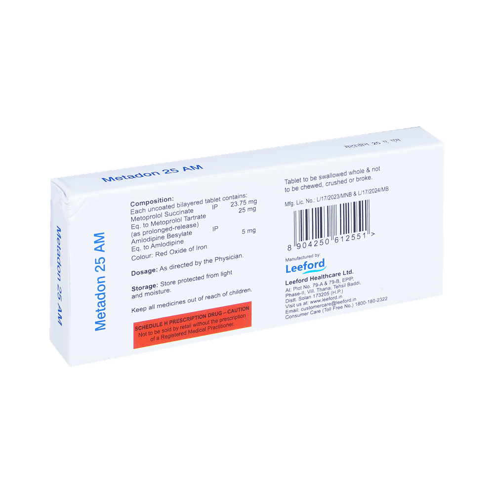 Metadon 25 AM Tablet PR