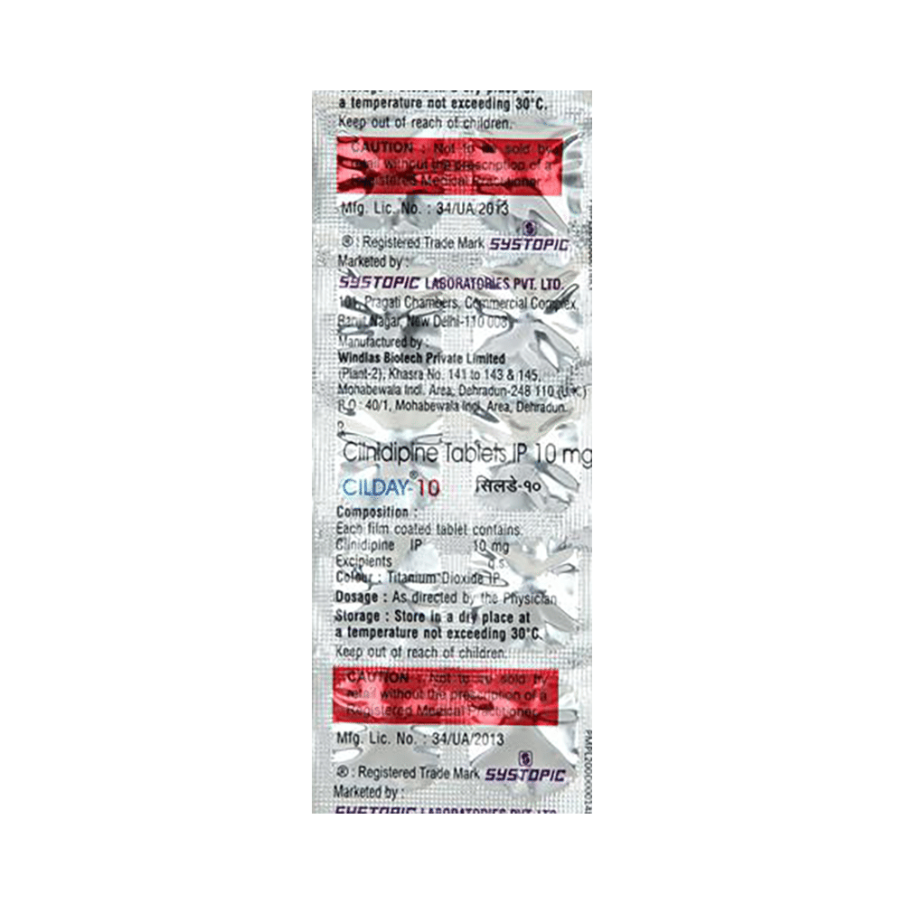 CILday 10mg Tablet