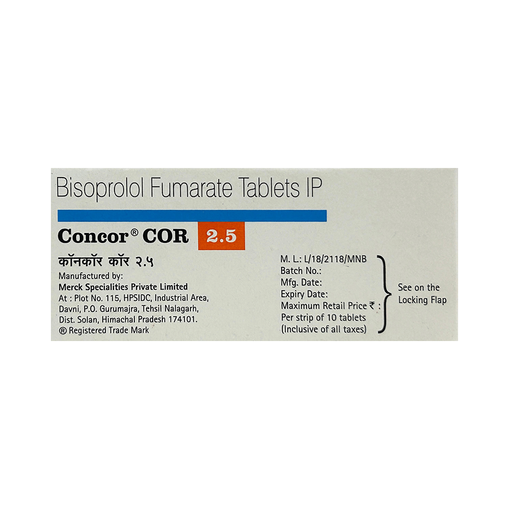 Concor COR 2.5 Tablet
