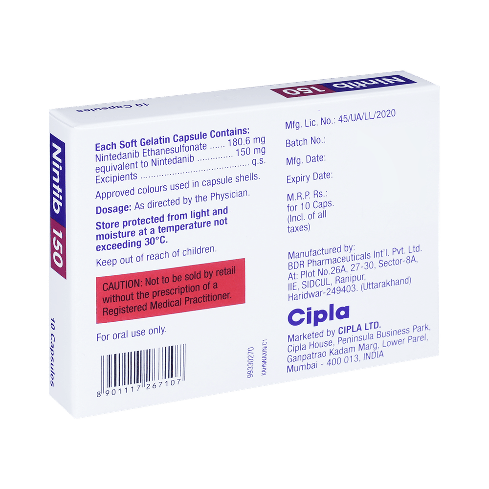 Nintib 150 Soft Gelatin Capsule