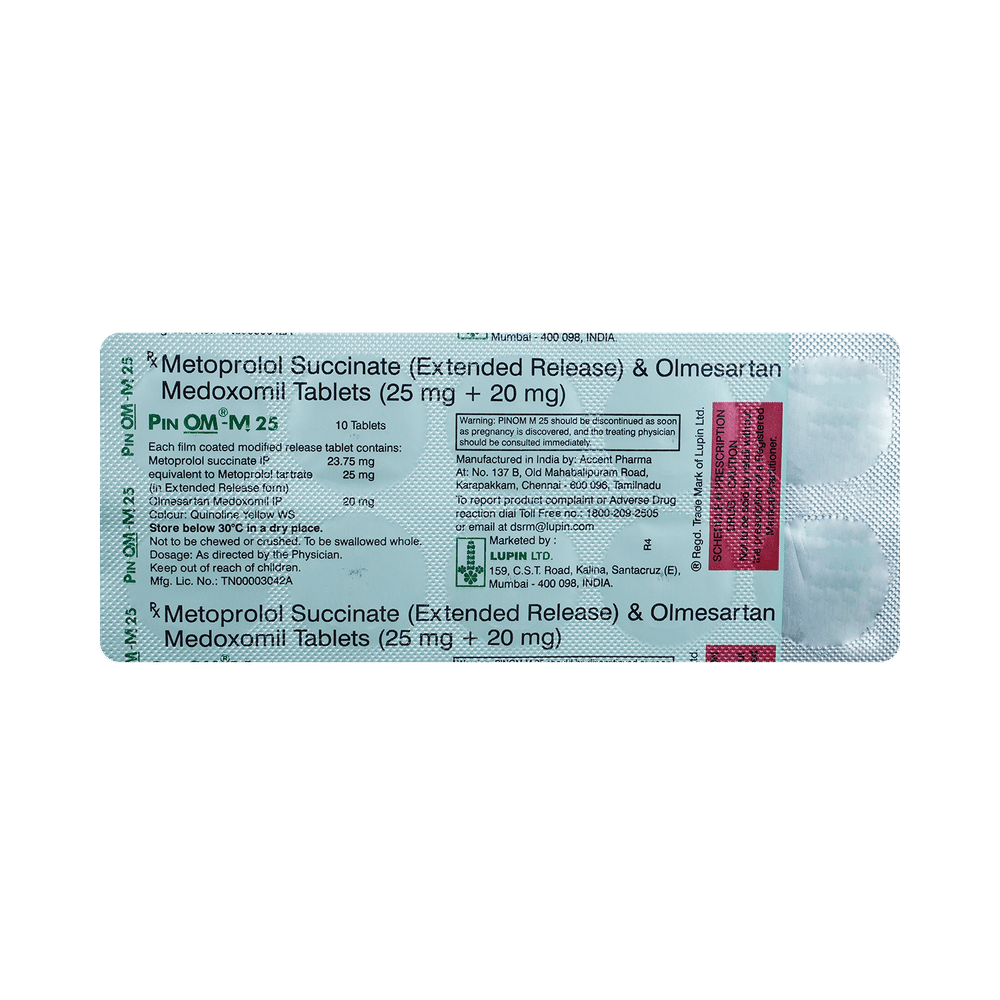 Pin OM-M 25 Tablet ER