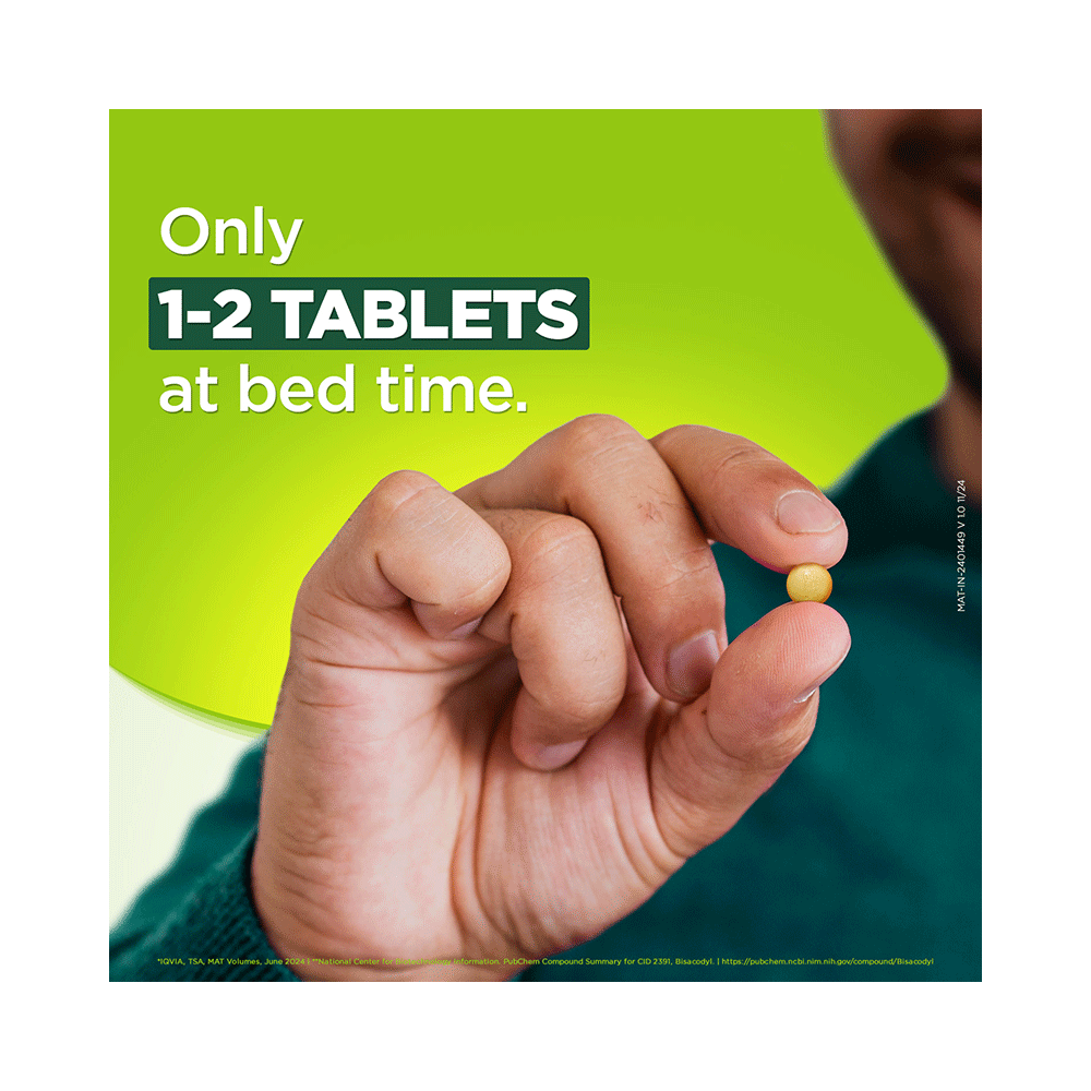 Dulcoflex Laxative Tablet for Constipation Relief & Healthy Bowel Movement