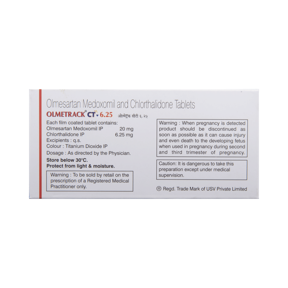 Olmetrack CT 6.25 Tablet