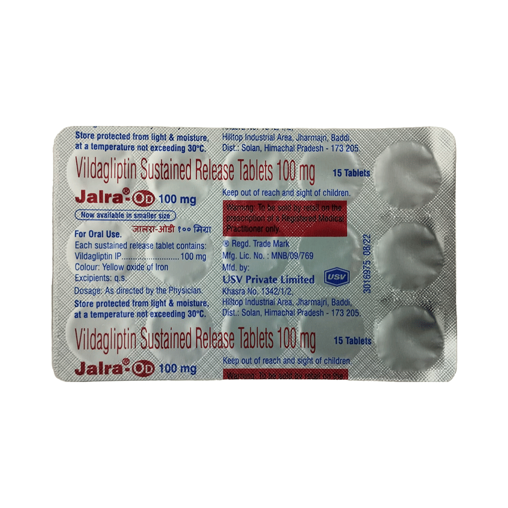 Jalra-OD 100mg Tablet SR