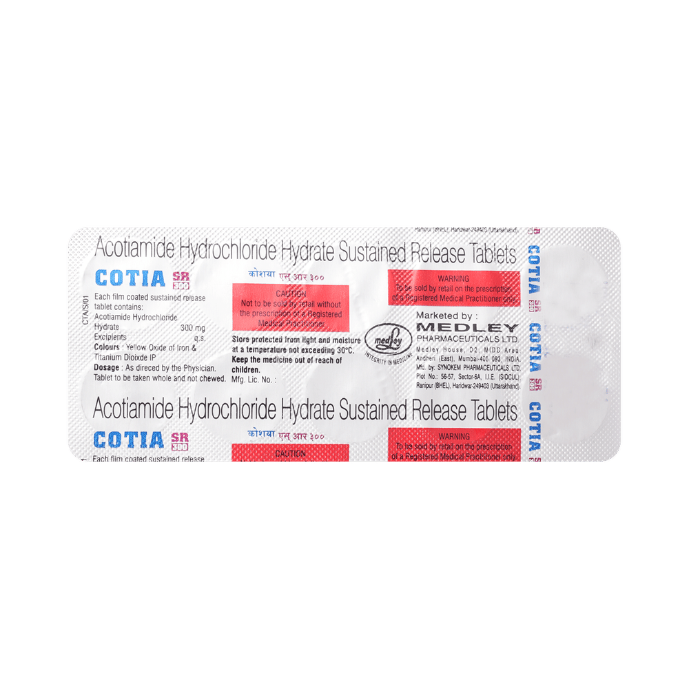 Cotia 300mg Tablet SR