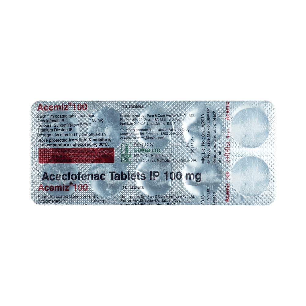 Acemiz 100mg Tablet