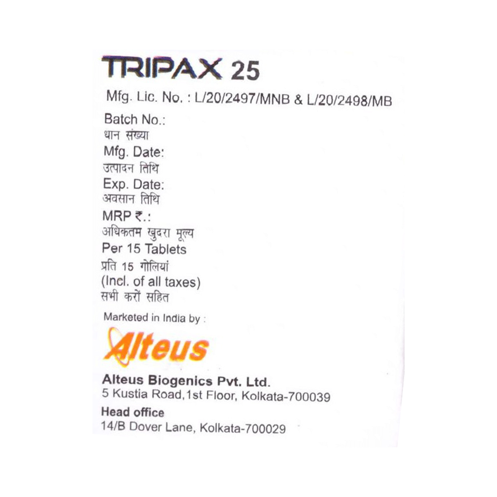 TripAX 25 Tablet