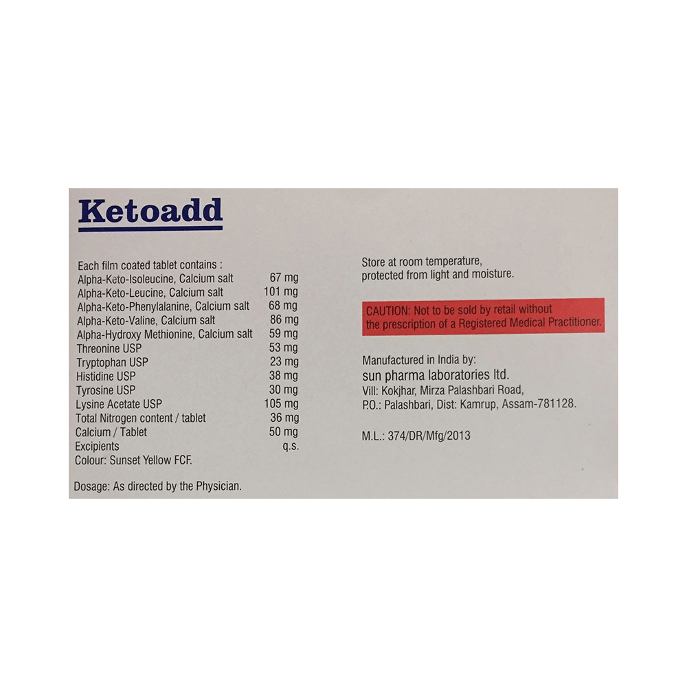 Ketoadd Tablet