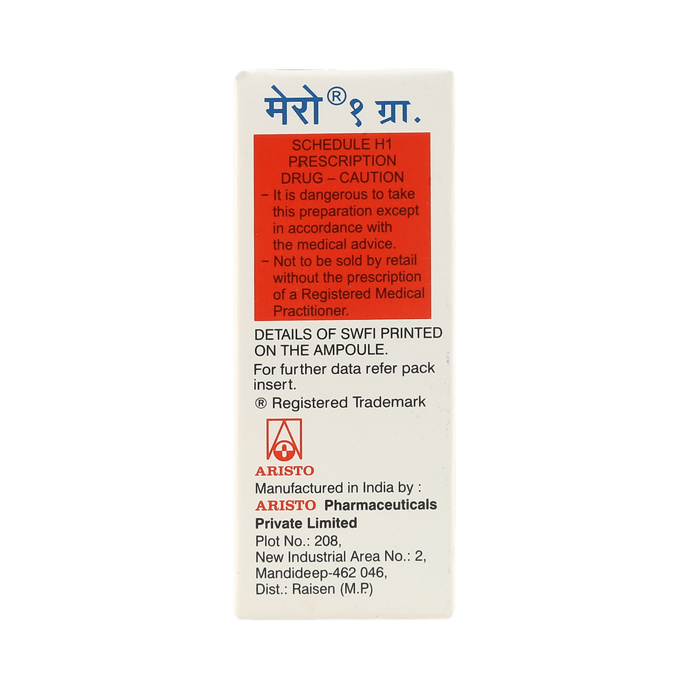 Mero 1g Injection